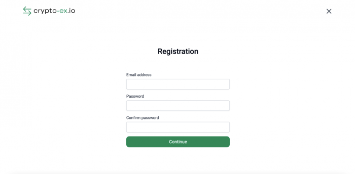 Registration form